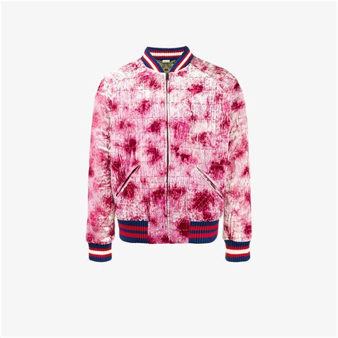 gucci pink bomber|gucci bomber jacket for men.